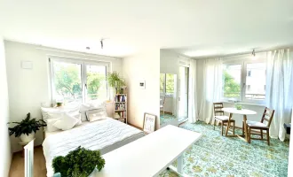 ab 01.07. verfügbar: südseitige Einzimmerwohnung mit Balkon