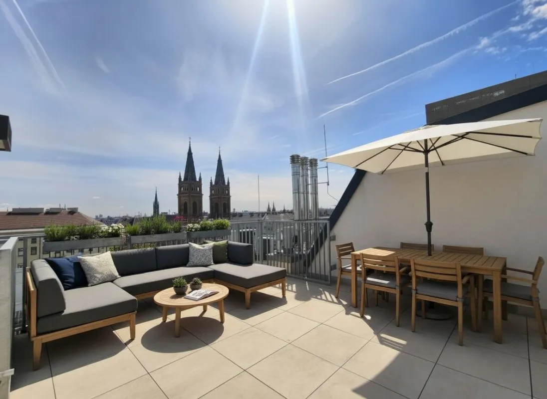Stilvolle Maisonette mit Dachterrasse – Wohnen über den Dächern Wiens - Einziehen und ankommen - Bild 1