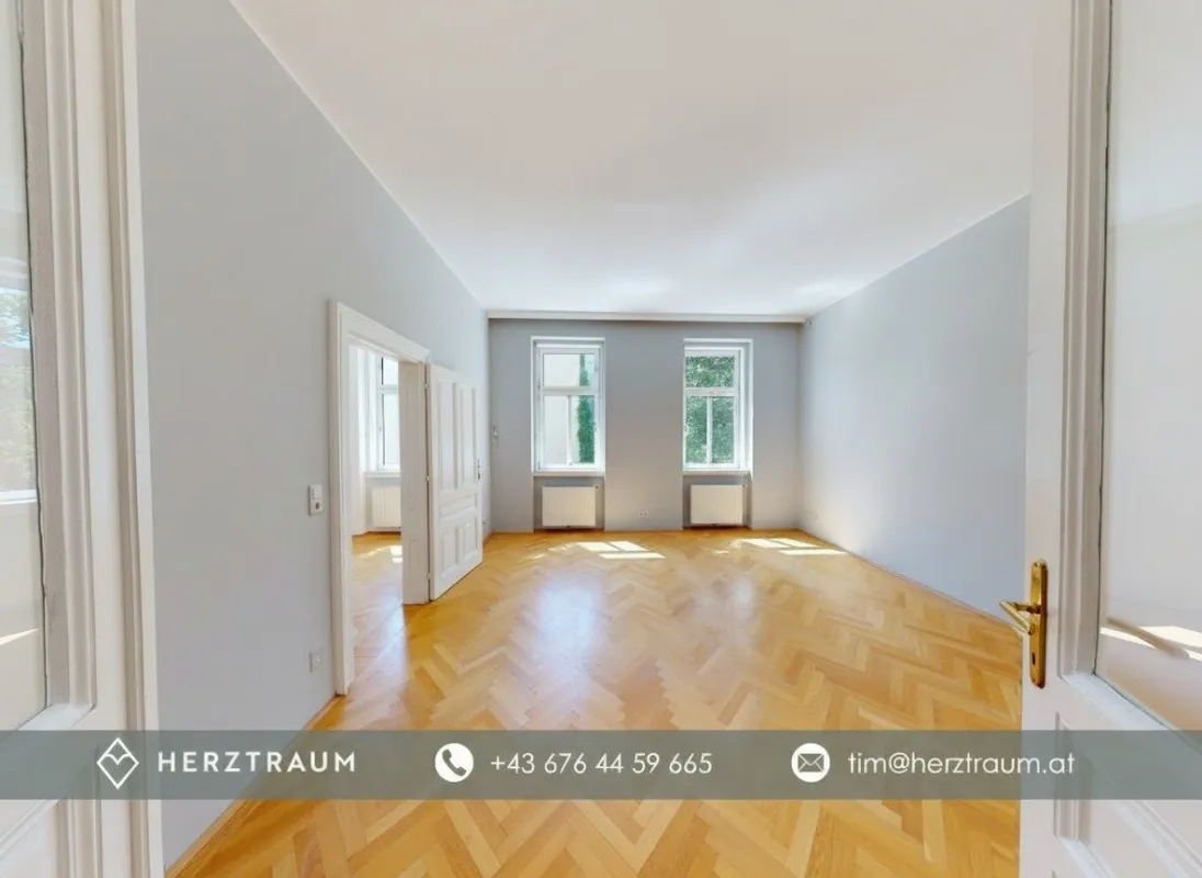 Altbaujuwel im 19. Bezirk – 64 m² Wohnkomfort mit Grünblick in bester Lage - PROVISIONSFREI - Bild 1
