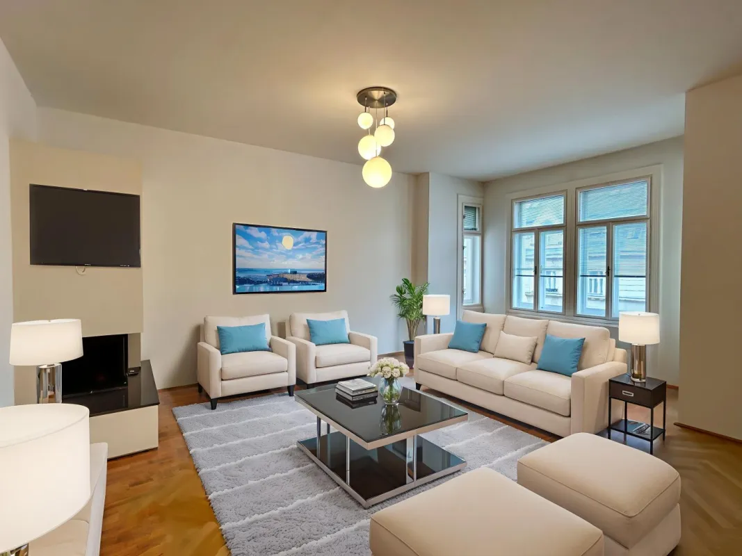 1030, nahe Wien/Mitte! Repräsentative 4-Zimmer Altbauwohnung mit Kamin und Balkon! - Bild 1