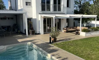 EINFAMILIENHAUS mit Swimmingpool, Lounges und Blick auf den Husarentempel! KLIMATISIERT!