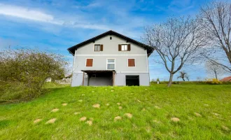 Wohnhaus mit 2 Einheiten auf 58.000 m² Freiland. - Naturnahes Anwesen 20 Min vor. Graz.