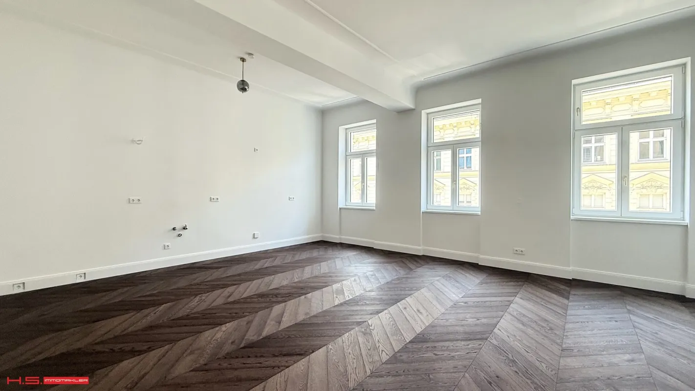 SERVITENVIERTEL - ERSTBEZUG - HIGH END STILWOHNUNG  3 Zimmer - 2 BÄDER - 4. WOHNETAGE ( OST/WEST) - RUHELAGE RENOVIERTES STILJUWEL - Bild 1