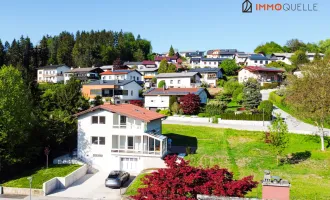 Vielseitiges Wohnen mit Weitblick in Scheibbs - Zwei Wohneinheiten, großzügiger Garten, Terrassen & unverbaubarer Blick über die Stadt