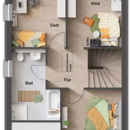 Exklusives Einfamilienhaus in Dornbirn - Erstbezug mit hochwertiger Ausstattung und großem Garten (Haus 2) - Bild 2