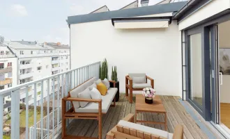 Den Sommer auf der Terrasse genießen: 2 Zimmer im DG I Neubau I Klimaanlage I top Ausstattung