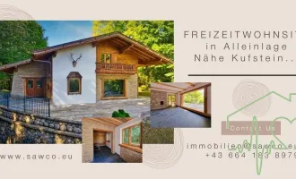 FREIZEITWOHNSITZ IN ALLEINLAGE! Sommer- & Winterdomizil für die ganze Familie….