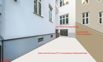 SERVITENVIERTEL - ERSTBEZUG - mediterane INNENHOFTERRASSE - HIGH END STILWOHNUNG - 95 m WFL - 4 Zimmer - 2 BÄDER - RENOVIERTES STILJUWEL