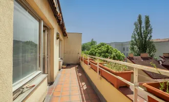 Rainergasse: Sonnige Dachterrassenwohnung mit Entwicklungspotenzial in begehrter innerstädtischer Lage