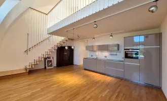 360 Tour / Parkblick - Exklusive, modern ausgestattete 2-Zimmer-Maisonette-Dachterrassenwohnung in bester Lage des 9. Bezirks