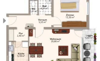 Traumhafte, vollsanierte 2,5-Zimmer-Wohnung in Salzburg - Ihr neues Zuhause wartet!