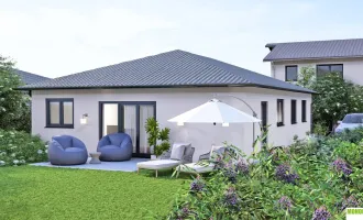 Moderner Bungalow – Wohnen auf einer Ebene in Langenlebarn