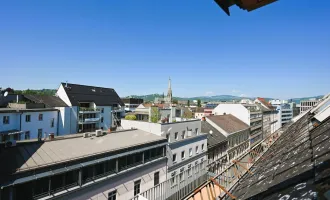 Über den Dächern von Linz – Geräumige 3-Zimmer-Dachgeschosswohnung mit Charme, Ausblick & viel Licht