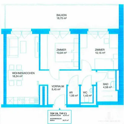 Moderne Anlegerwohnung mit großzügigem Balkon im 5. Obergeschoss_59 - Bild 3