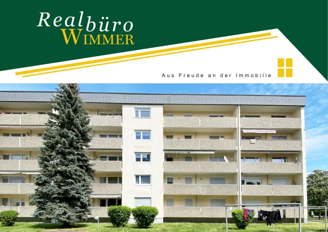 3-Zimmer-Wohnung mit sonniger Loggia im obersten Geschoss - Bild 1