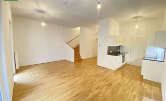 DG-Maisonette mit 2 großen Terrassen nahe Straßenbahn 26 und mit S-Bahn Jedlersdorf in Gehweite! Einbauküche inkludiert - Ab August 2025