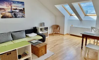 Wunderschöner Fernblick über Wien: moderne Dachwohnung im letzten Top