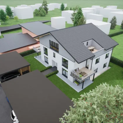 Neubau Ried/Tumeltsham-2 Gartenwohnungen-Lift, Doppelcarport und Topausstattung - Bild 2