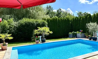 Wohlfühl-Bungalow mit Pool in idyllischer Lage