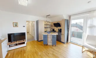 Helle 3-Zimmer Dachgeschosswohnung mit Balkon und Wohlfühlcharakter in der Nähe von Groß Enzersdorf