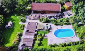FREIZEITGRUNDSTÜCK mit BEWILLIGTER FISCHZUCHT inclusive 2 GARTENHÜTTEN (Wasserrechtsbescheid vorhanden)