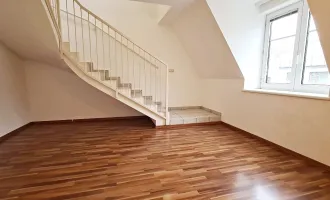 DACHGESCHOSS, U3-NÄHE, 52 m2 Maisonette, 2 Zimmer, Kochnische, Duschbad, Meiselstraße