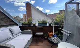 Provisionsfrei! Wunderschöne und gemütliche 2-Zimmer-Wohnung in beliebter und hipper Lage mit Dachterrasse