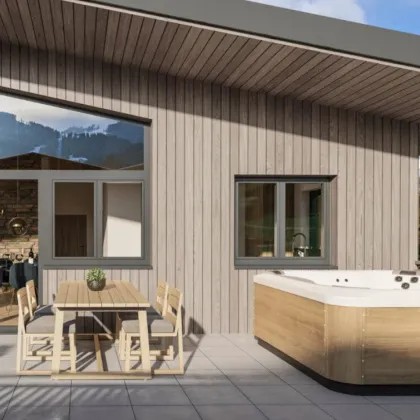 Traumhafte Dachgeschoßwohnung Top A12 mit Bergblick in Söll – Erstbezug, Terrasse - Bild 2