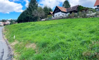 RUHELAGE & AUSSICHTSLAGE! Baugrundstück nahe Graz!