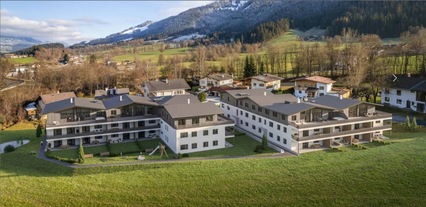 Optimal aufgeteilte DG-Wohnung A13 in Söll: Erstbezug mit Terrasse und Bergblick - Bild 1