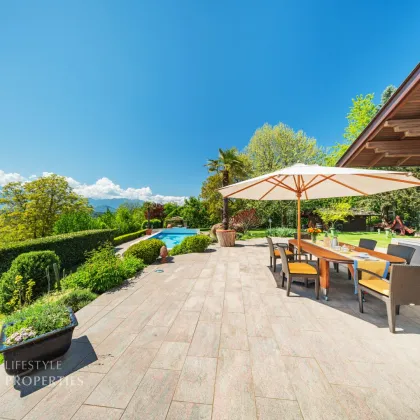 Prachtvolle Villa mit Pool und Garten mit Blick auf den Wörthersee und die mächtigen Karawanken - Bild 3