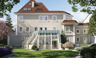 Große Villa mit gartenseitiger Poolhalle in Mauer