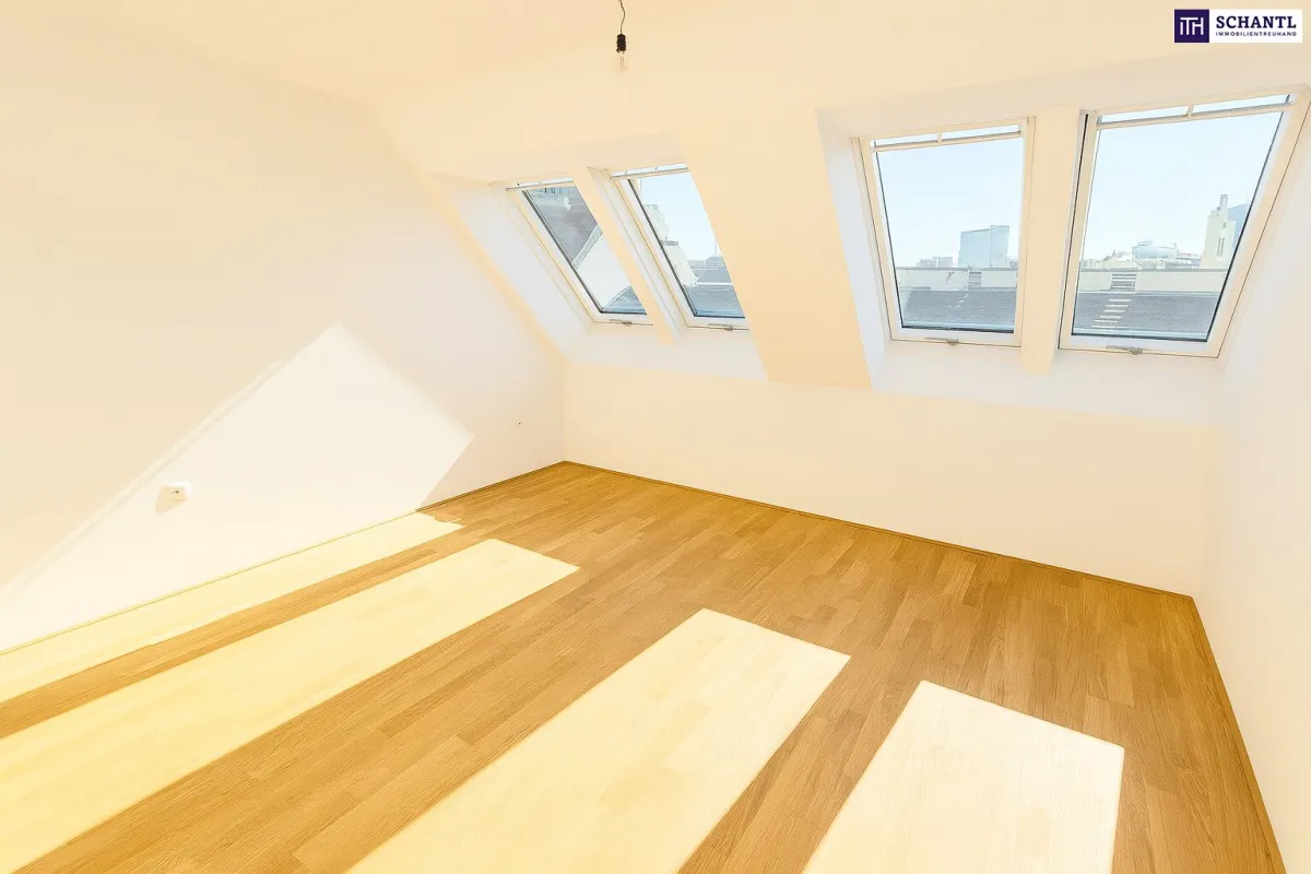 Modernes Wohnen über den Dächern von Favoriten – 5 neue Dachgeschosswohnungen mit großzügigen Terrassen, Klimaanlagen und nachhaltiger Heiztechnik, nahe dem beliebten Sonnwendviertel - Bild 1
