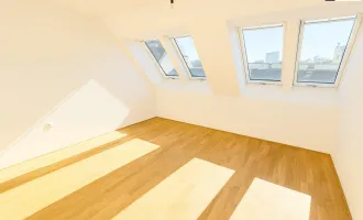 Modernes Wohnen über den Dächern von Favoriten – 5 neue Dachgeschosswohnungen mit großzügigen Terrassen, Klimaanlagen und nachhaltiger Heiztechnik, nahe dem beliebten Sonnwendviertel