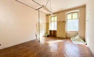Sanierungsbedürftige 2-Zimmer mit viel Potential bei Friedensbrücke