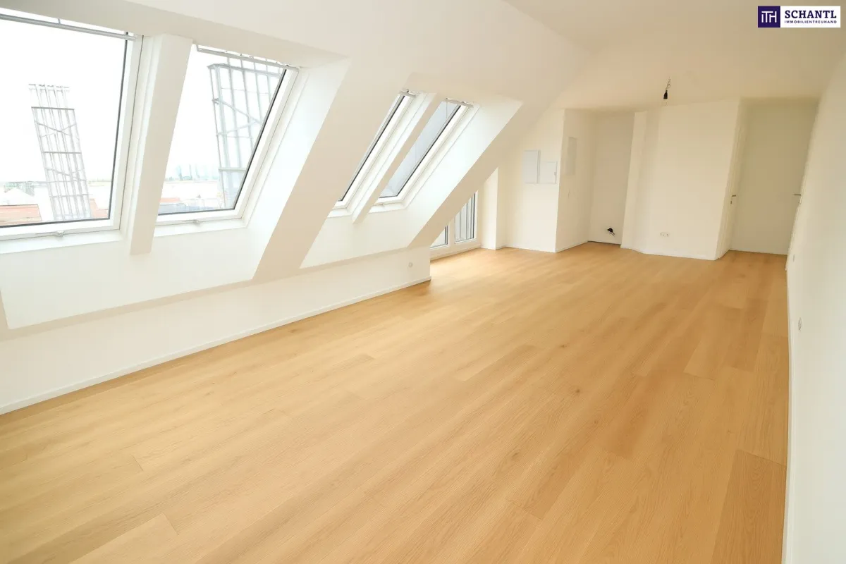 Modernes Wohnen über den Dächern von Favoriten – 5 neue Dachgeschosswohnungen mit großzügigen Terrassen, Klimaanlagen und nachhaltiger Heiztechnik, nahe dem beliebten Sonnwendviertel - Bild 1