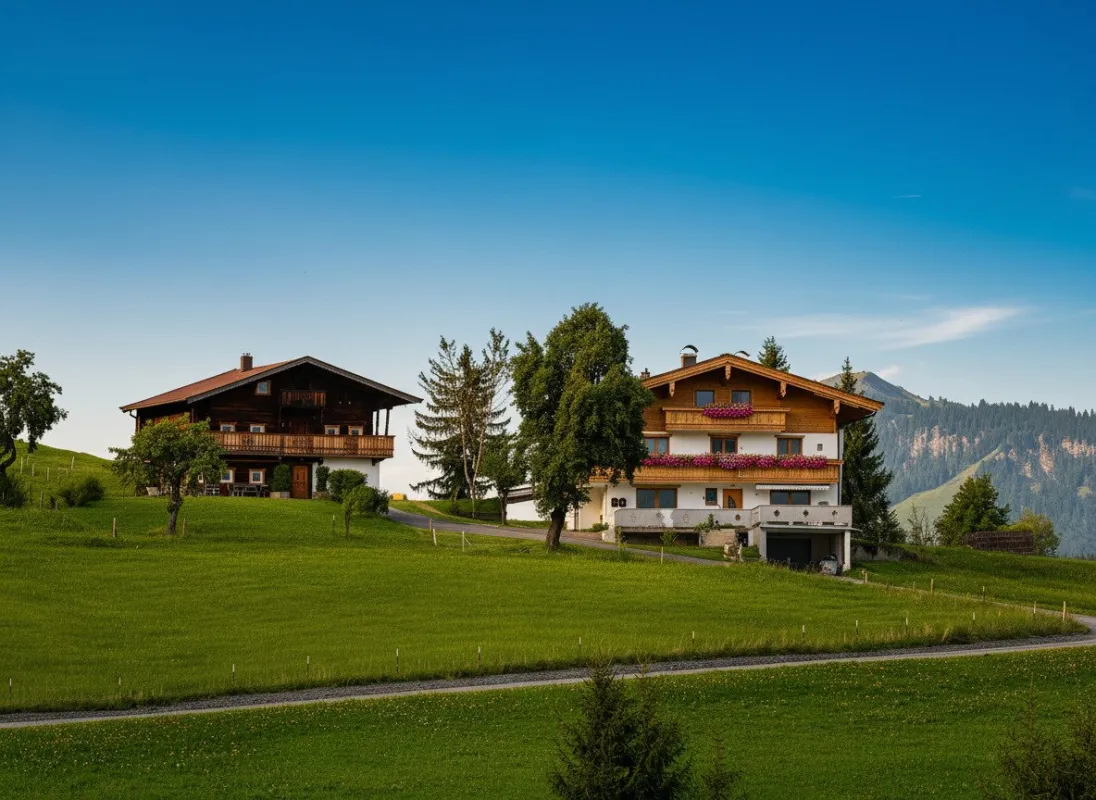 102 m² Dachgeschosswohnung in Fieberbrunn – Wohnen am Bauernhof in Traumlage - Bild 1