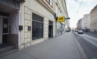 Vermietetes Geschäftslokal in Frequenzlage auf der Währinger Straße zu verkaufen