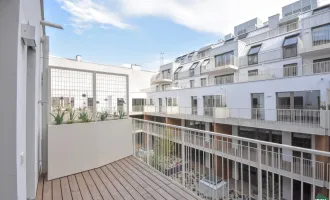 First occupancy | Chic, urban, new: 2-room apartment with balcony & air conditioning