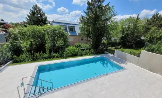 3-Zimmerwohnung mit Pool & Eigengarten!