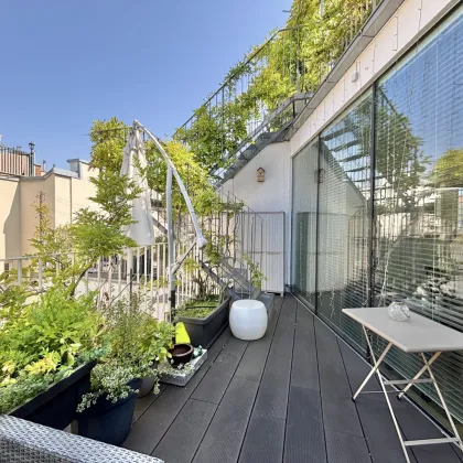 Grüner Dachgarten mit Blick über Wien I Großzügige Fensterflächen inkl. Beschattungen I Klimaanlage I Lift I - Bild 2