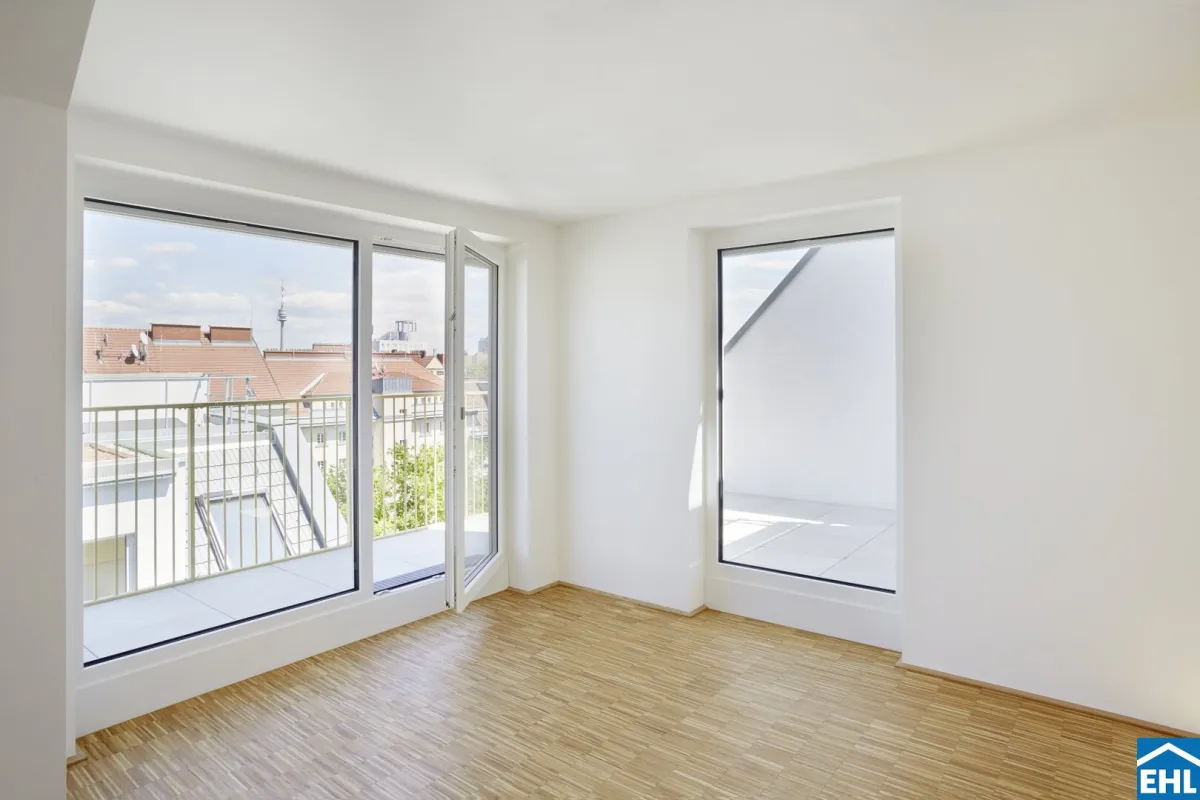 Weitblick investieren: Exklusive Dachgeschoß-Vorsorgewohnungen mit 360°-Ausblick in Top-Lage der Stadt - Bild 1