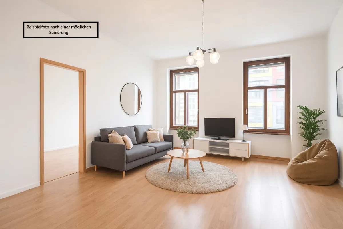 ++RG47++ Ihr Sanierungsprojekt im Altbau – 2 Zimmer mit durchdachtem Grundriss - Bild 1