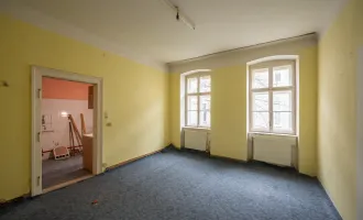 ++H7++ renovierungsbedürftige 2-Zimmer Altbau-Wohnung, viel Potenzial!