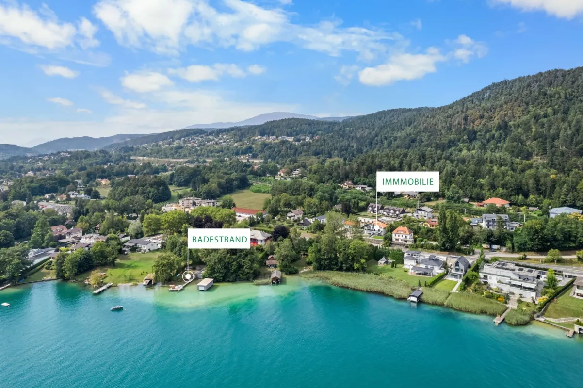 Luxus-Gartenwohnung mit Badeplatz am Wörthersee - Bild 1