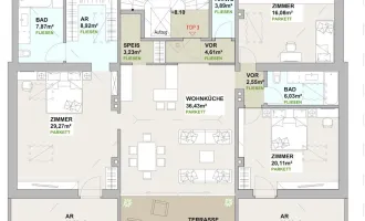 3 exklusive Einheiten in einer Villa – jetzt noch mitgestalten! Hohe Altbau-Räume, stilvolle Stuckelemente, Fußbodenheizung, Luftwärmepumpe u. v. m.