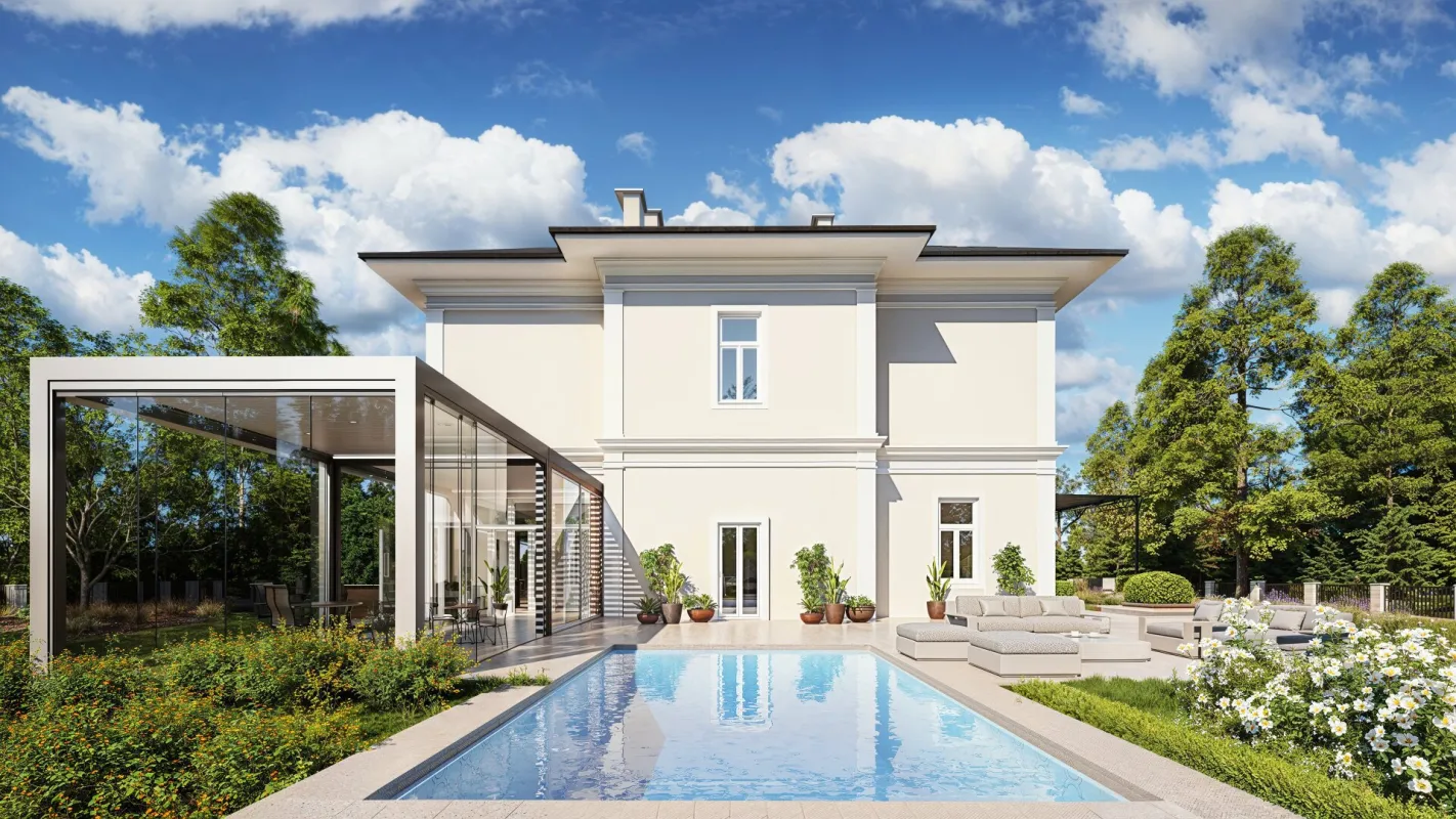 jetzt noch mitgestalten ! Altbau-Charme mit modernem Wohnkomfort in einer exklusiven Gartenwohnung mit 785 m² Außenfläche, beheiztem Wintergarten, Pool, Luftwärmepumpe u.v.m. - Bild 1