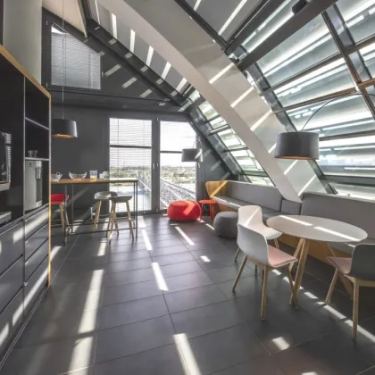 Modernes DG-Büro (Maisonette) mit perfektem Donau-Weitblick ab Oktober 25 im RIVERGATE! - Bild 2