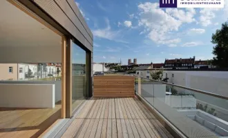 Nur noch kurze Zeit zu diesem Preis verfügbar - erleben Sie den Gipfel des Luxus – 100m² Penthouse mit atemberaubendem Blick über Graz, 3 Zimmer und Tiefgarage im exklusiven Neubau!