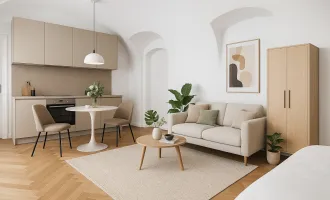 Hofseitiges Apartment mit schöner Gewölbedecke! Für Kurzzeitvermietung geeignet!